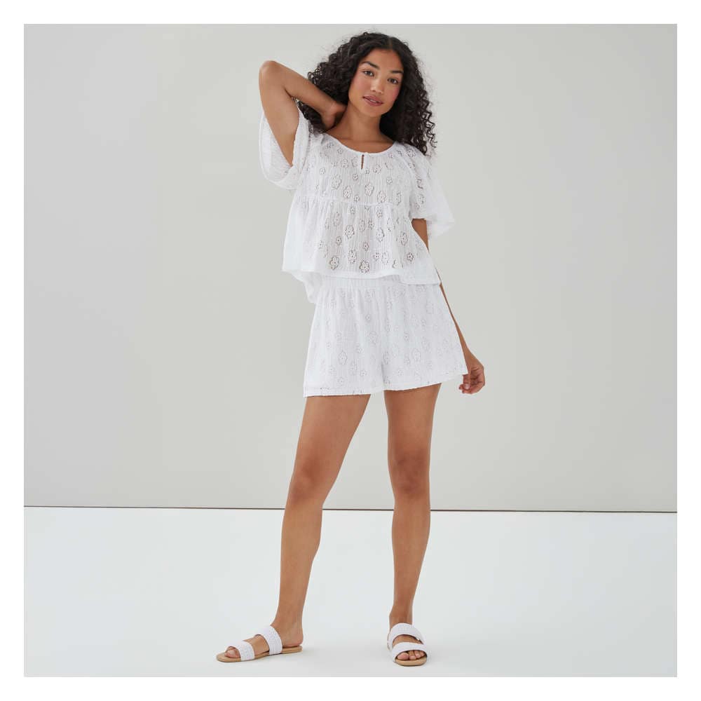 Joe Fresh Knit Lace Top - 1 ea | Fortinos